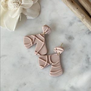 Handmade polymer clay earrings